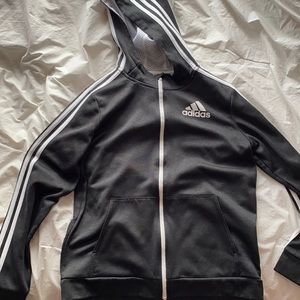 Black adidas zip-up
